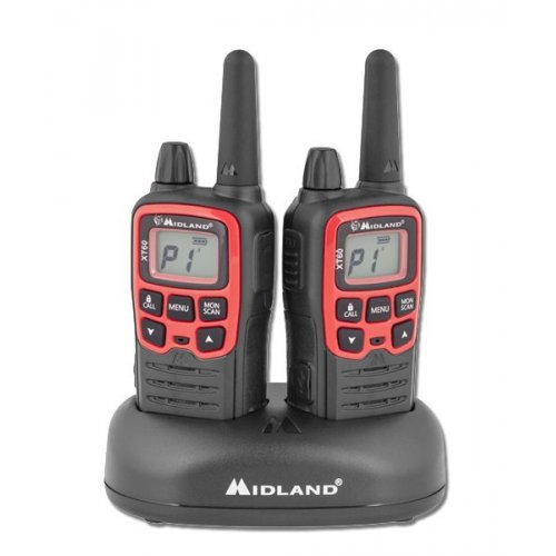 Рация Midland XT60, комплект из 2-х шт., диапазоны PMR и LPD